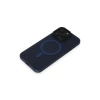 iPhone 15 Pro Kılıf Lodos Magneticsafe Mat Kapak - Mavi