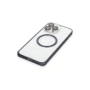 Joy Tekno iPhone 15 Pro Kılıf Metal Bumper Magneticsafe Kapak