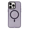 Joy Tekno iPhone 15 Pro Max Kılıf Anka PC Magneticsafe Sert Metal Kapak