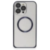 Joy Tekno iPhone 15 Pro Max Kılıf Metal Bumper Magneticsafe Kapak