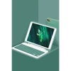 Joy Tekno Samsung Galaxy X910 Tab S9 Ultra 14.6 Kılıf KC01 Smart Klavyeli Tablet Kılıfı - Koyu Yeşil