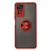 Xiaomi Redmi Note 11 Pro Kılıf Montreal Yüzüklü Silikon Kapak - Kırmızı