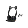 Karler Bass AKZ020 Kafa Üstü Işıklı Kedi Kulaklık