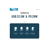 Konfulon A6Q 22.5W Usb 3.0 ve 20W Type