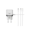 Konfulon C33 Hızlı Şarj Cihazı 3in1 (Dahili Micro USB Kablolu)