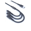 Konfulon DC19 3in1 USB Kablo 1.3M 3A