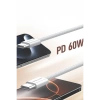Konfulon DC82 1M 60W Type-C to Type-C  PD Hızlı Şarj Kablo - Beyaz