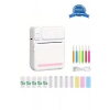 Mini Taşınabilir Yazıcı 13 Rulo Kağıtlı Mürekkepsiz Etiket Yazıcısı Mini Termal Yazıcı