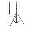 2.1 Tripod Stand Led Işık İçin