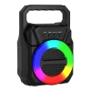 Newface ABS-1309 RGB FM Kablosuz Hoparlör - Siyah