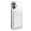 Newface Apple iPhone 17 Kart Şeffaf Silikon - Şeffaf