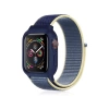 Newface Apple Watch 38mm Hasırlı Cırtcırtlı Kasalı Kordon