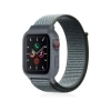 Newface Apple Watch 38mm Hasırlı Cırtcırtlı Kasalı Kordon
