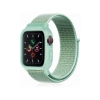 Newface Apple Watch 38mm Hasırlı Cırtcırtlı Kasalı Kordon