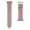 Newface Apple Watch 38mm Karo Motif Kordon - Pembe