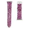 Newface Apple Watch 38mm Starry Taşlı Kordon - Derin Mor