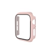 Newface Apple Watch 40mm Camlı Kasa Ekran Koruyucu - Pembe