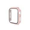 Newface Apple Watch 42mm Camlı Kasa Ekran Koruyucu - Pembe