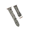 Newface Apple Watch 42mm Creeper Desenli Kordon - Siyah