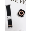 Newface Apple Watch 42mm Forest Kumaş Kordon - Siyah