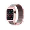 Newface Apple Watch 42mm Hasırlı Cırtcırtlı Kasalı Kordon