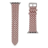 Newface Apple Watch 42mm Karo Motif Kordon - Pembe