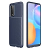 Newface Huawei P Smart 2021 Kılıf Auto Focus Karbon Kapak