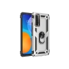 Newface Huawei P Smart 2021 Kılıf Sofya Yüzüklü Silikon Kapak