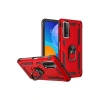 Newface Huawei P Smart 2021 Kılıf Sofya Yüzüklü Silikon Kapak