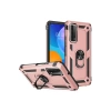 Newface Huawei P Smart 2021 Kılıf Sofya Yüzüklü Silikon Kapak