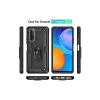Newface Huawei P Smart 2021 Kılıf Sofya Yüzüklü Silikon Kapak