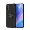 Newface Huawei P Smart S Kılıf Range Yüzüklü Silikon - Siyah