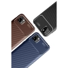 Newface Huawei Y5P Kılıf Auto Focus Karbon Kapak