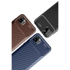 Newface Huawei Y5P Kılıf Auto Focus Karbon Kapak