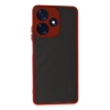 Newface İnfinix Hot 30 4G Kılıf Montreal Silikon Kapak - Kırmızı