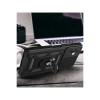 Newface İnfinix Hot 30 4G Kılıf Pars Lens Yüzüklü Silikon - Siyah