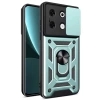 Newface İnfinix Zero 30 5G Kılıf Pars Lens Yüzüklü Silikon - Yeşil