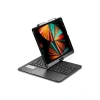 Newface iPad Pro 12.9 (2021) Kılıf Magic Dönen Klavyeli Tablet Kılıf