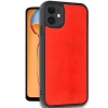 Newface iPhone 11 Kılıf Aras Deri Kapak - Kırmızı