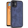 Newface iPhone 11 Kılıf Aras Deri Kapak - Lacivert