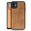 Newface iPhone 11 Kılıf Aras Deri Kapak - Taba