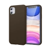 iPhone 11 Kılıf First Silikon - Kahverengi