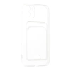 Newface iPhone 11 Kılıf Kart Şeffaf Silikon - Şeffaf