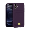 Newface iPhone 11 Kılıf Kelvin Kartvizitli Silikon - Derin Mor