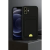 Newface iPhone 11 Kılıf Kelvin Kartvizitli Silikon - Derin Mor
