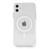 Newface iPhone 11 Kılıf Magneticsafe Şeffaf Silikon - Şeffaf