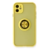 Newface iPhone 11 Kılıf Montreal Yüzüklü Silikon Kapak