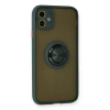 Newface iPhone 11 Kılıf Montreal Yüzüklü Silikon Kapak