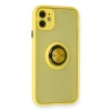 Newface iPhone 11 Kılıf Montreal Yüzüklü Silikon Kapak