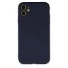 Newface iPhone 11 Kılıf Nano içi Kadife Silikon - Lacivert